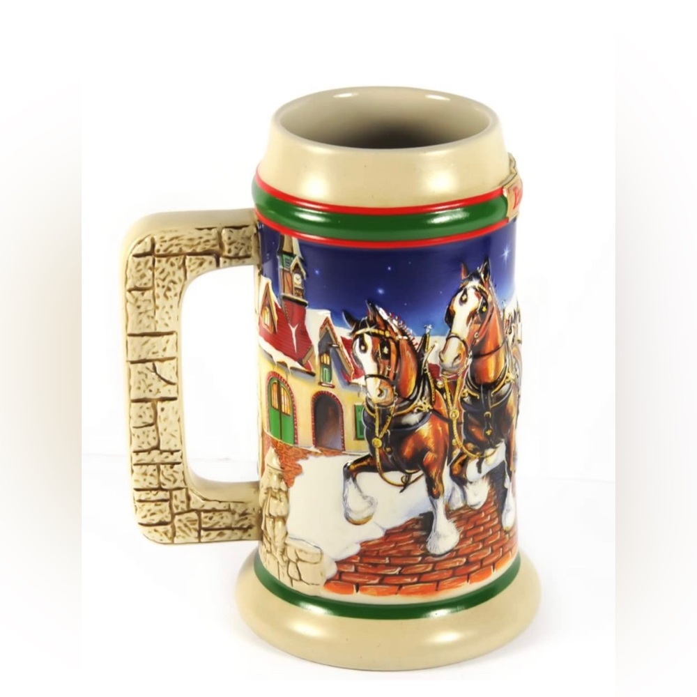 New Budweiser Holiday Stein 1998